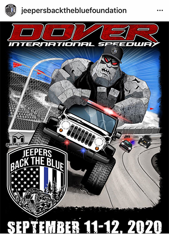 Jeepers Back the Blue at the Dover International Speedway | 12VoltNews.com