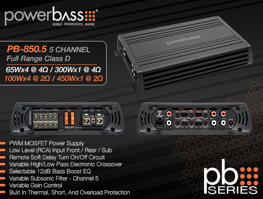 Powerbass PB Series Amplifiers In Stock Now | 12VoltNews.com